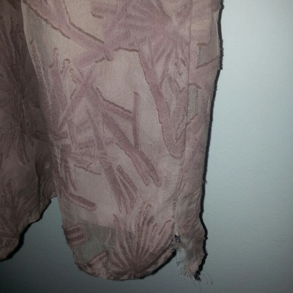 Stripe/stitched print contrast dress - Picture 3 of 3