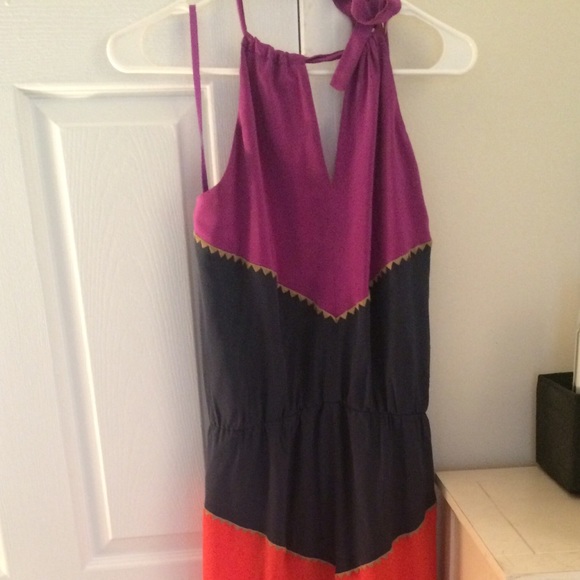 BCBG Color block Maxi dress