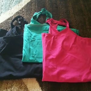 Lane Bryant racer back tank tops