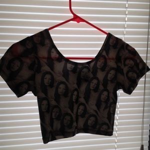 OMWeekend Kate Moss Crop Top
