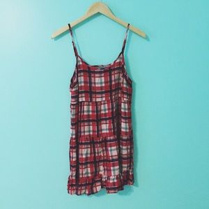 🚫SOLD🚫 Red Plaid Sun Dress