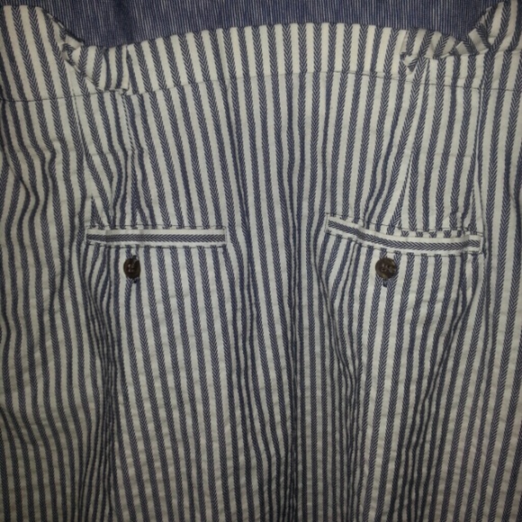 Navy ans white striped dress - Picture 3 of 4