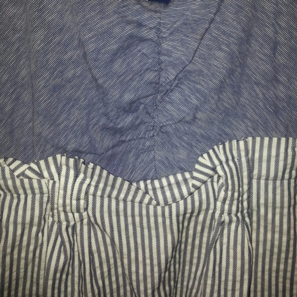 Navy ans white striped dress - Picture 4 of 4