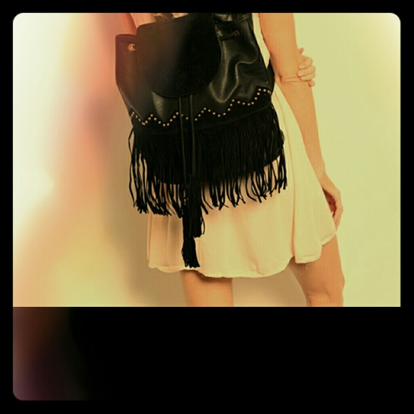 Ladies Leather&Suede Backpack