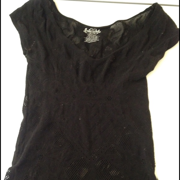 Free people mesh t-shirt