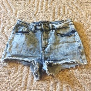 High waisted shorts