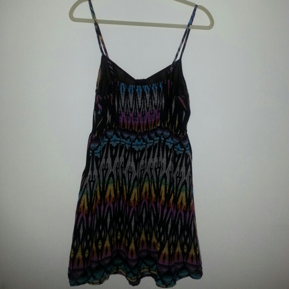 Rainbow jungle print dress - Picture 4 of 4