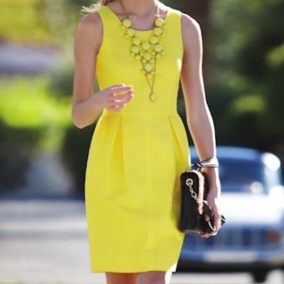 NWT J. Crew Yellow Dress