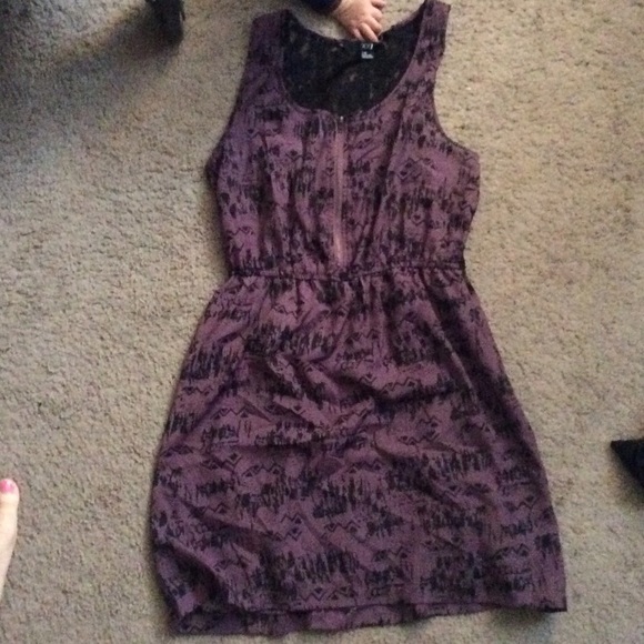 Purple Aztec dress