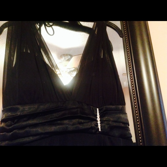 SALE  NEW evening  black gown , new, 10 - Picture 3 of 4