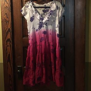 An ombré dress