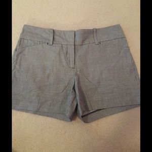 Black and White Striped Shorts