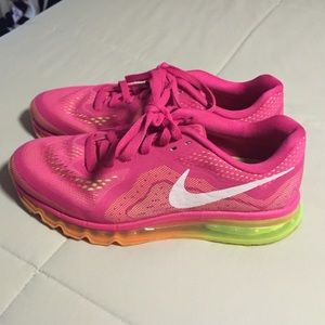 Nike Air Max Hot Pink 2014 running shoes