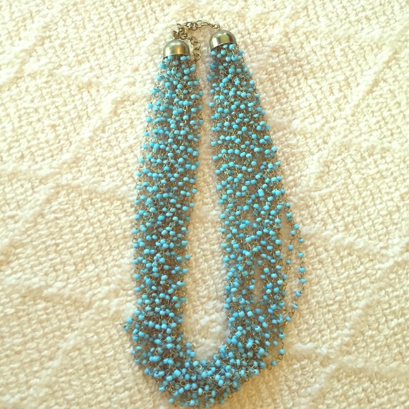 Turquoise necklace.