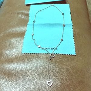 Tiffany and Co. Heart lariat necklace