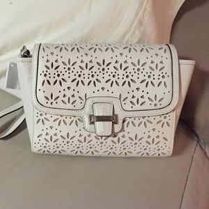 Coach inlay florets clutch