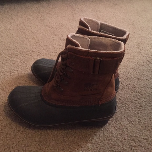 Brown Sorel boots