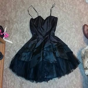 Short Black Homecoming Dress