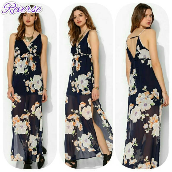 Reverse Sweet home floral maxi dress