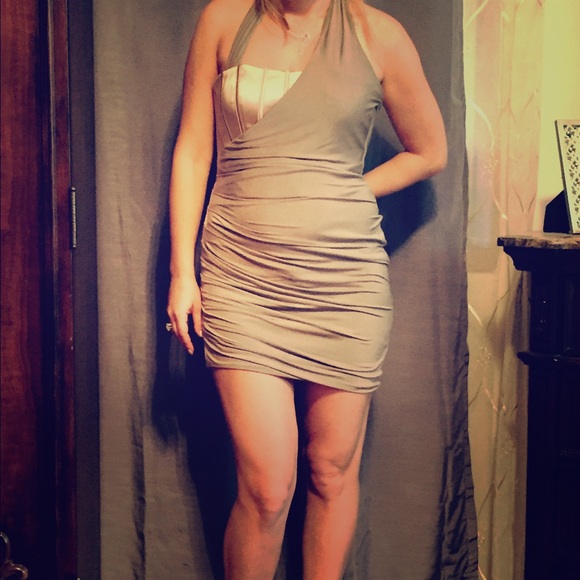 Bebe goddess dress