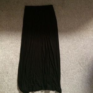 Long Black Maxi skirt
