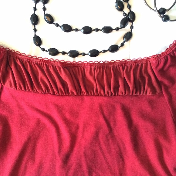 Brittany 3/4 sleeve top. Beautiful neck detail. - Picture 3 of 4