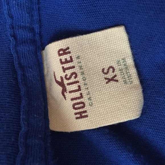 Navy Blue Hollister Crop Top - Picture 2 of 2