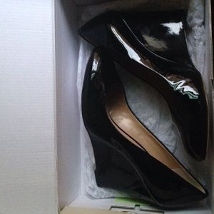 Banana Republic patent leather wedges.