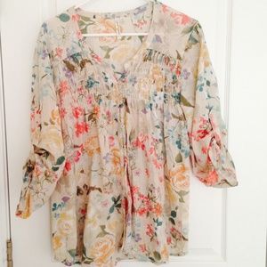 Grand & Greene flowy floral blouse