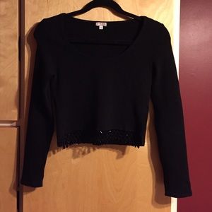 Black crop top!