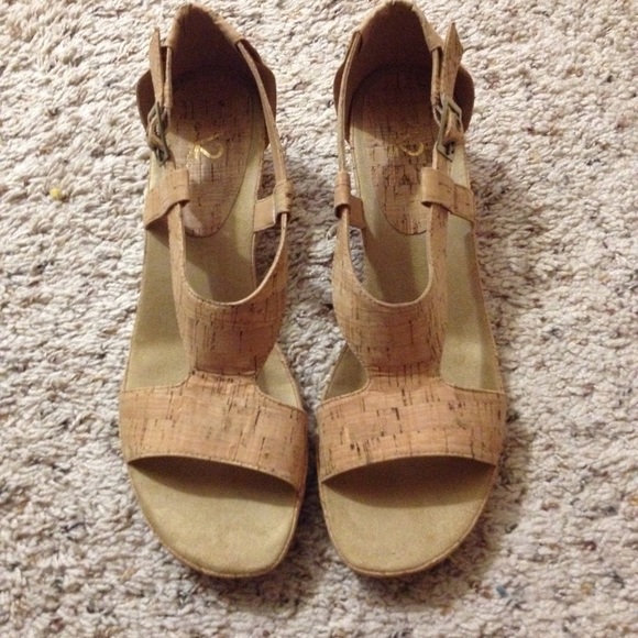 A2 by Aerosoles cork wedges