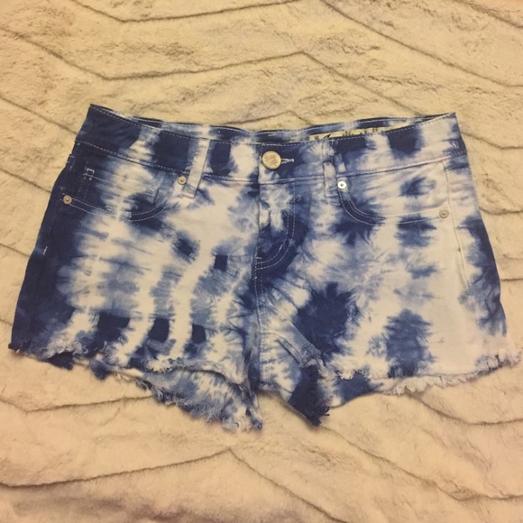 Tie dye shorts
