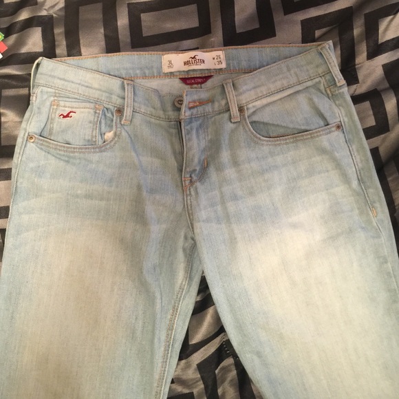 Boot cut light wash jeans