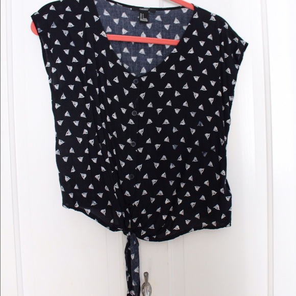 Navy and White Sailor Shirt