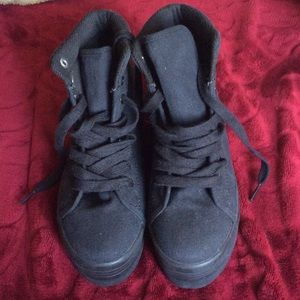 HOMG black Jeffrey Campbell platforms