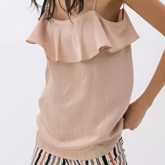 New Zara ruffle tank top (available in XS and S) - Picture 2 of 6