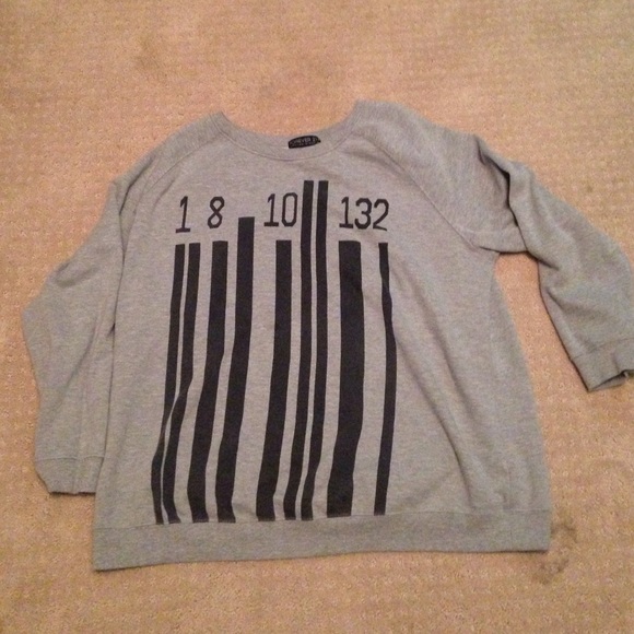Barcode sweatshirt