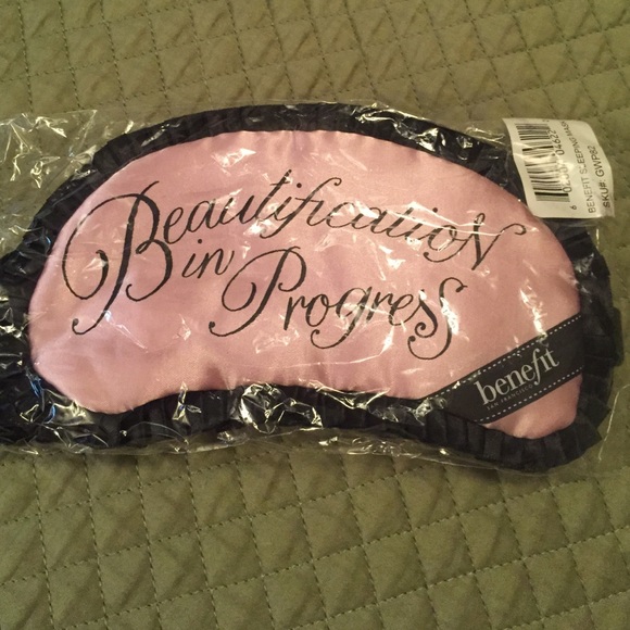 Sleep eye mask "Beautification in Progress"