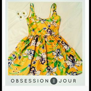 Floral Yellow Dress