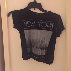 Brandy Melville New York crop tee