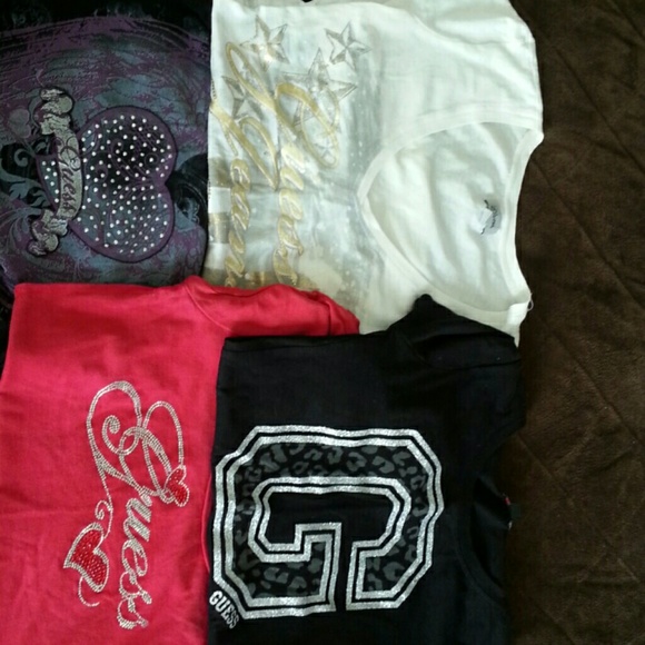 4 guess shirts