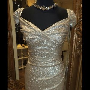 Stop Starring Silver Dress