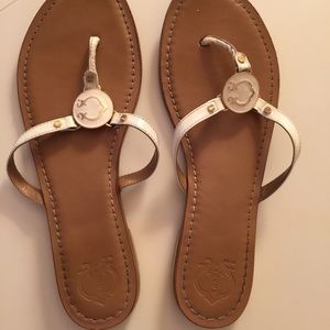 **SALE** C. Wonder white leather size 8.5 sandals