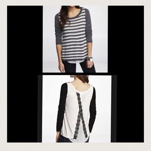 EXPRESS SPLIT BACK THIN SWEATER