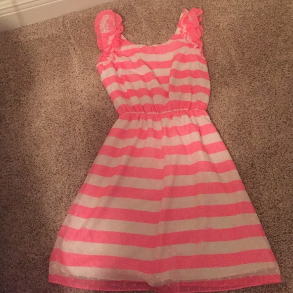 Lilly Pulitzer pink and white stripped dress