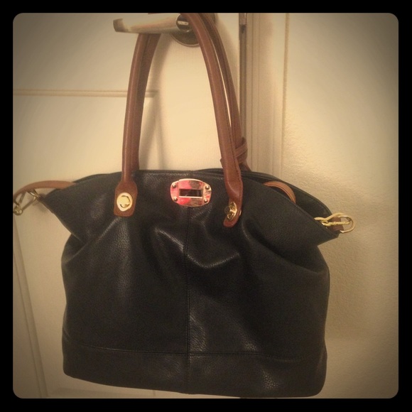 Charming Charlie Handbags - Black leather purse!