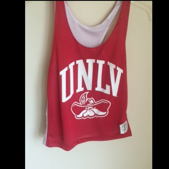 🎉BUNDLED🎉Reversible UNLV cropped jersey