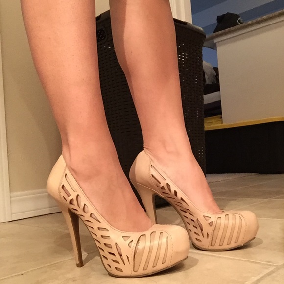 BCBG platform heels