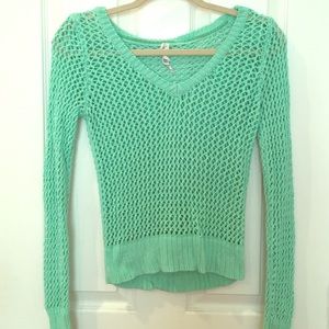 Sea Green Sweater