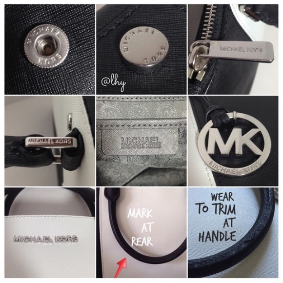 RELISTED! MICHAEL KORS SUTTON STRIPE SATCHEL - Picture 4 of 4